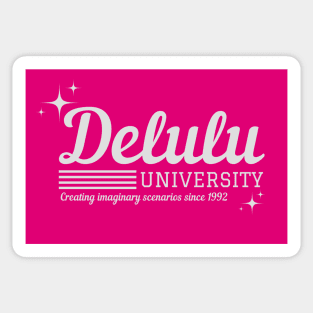 Delulu University Sticker